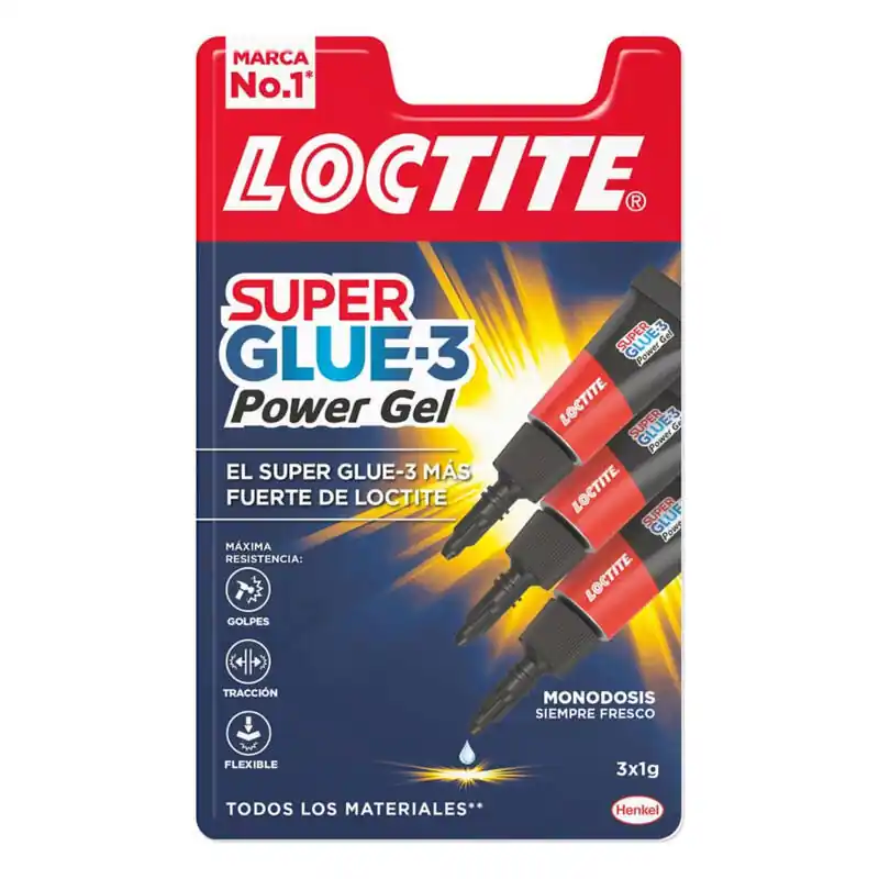 Descuento Loctite Mini Trio Power Flex 3X1G 2640066 Super Glue