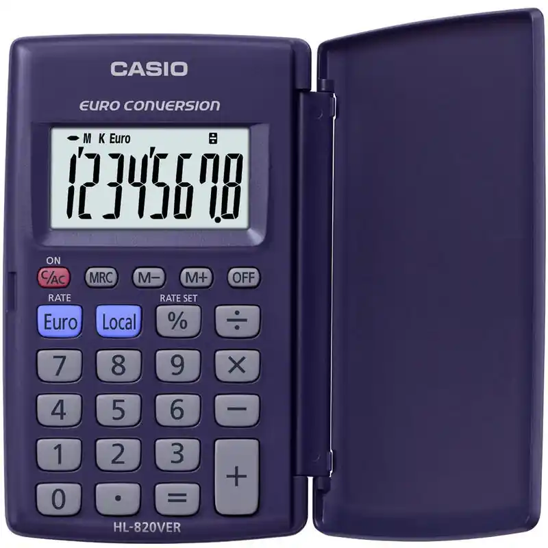 Solo Por Tiempo Limitado Calculadora De Bolsillo Casio Hl-820ver Azul