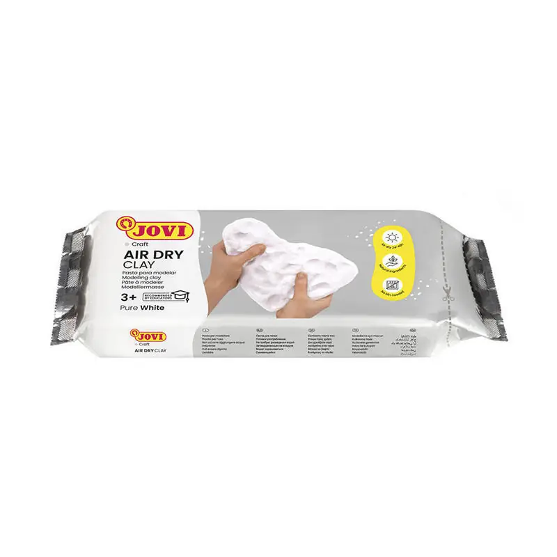 Jovi Air Dry Pastilla De Pasta Modelar Endurece Al Aire 500 Gr Blanca Rebajas