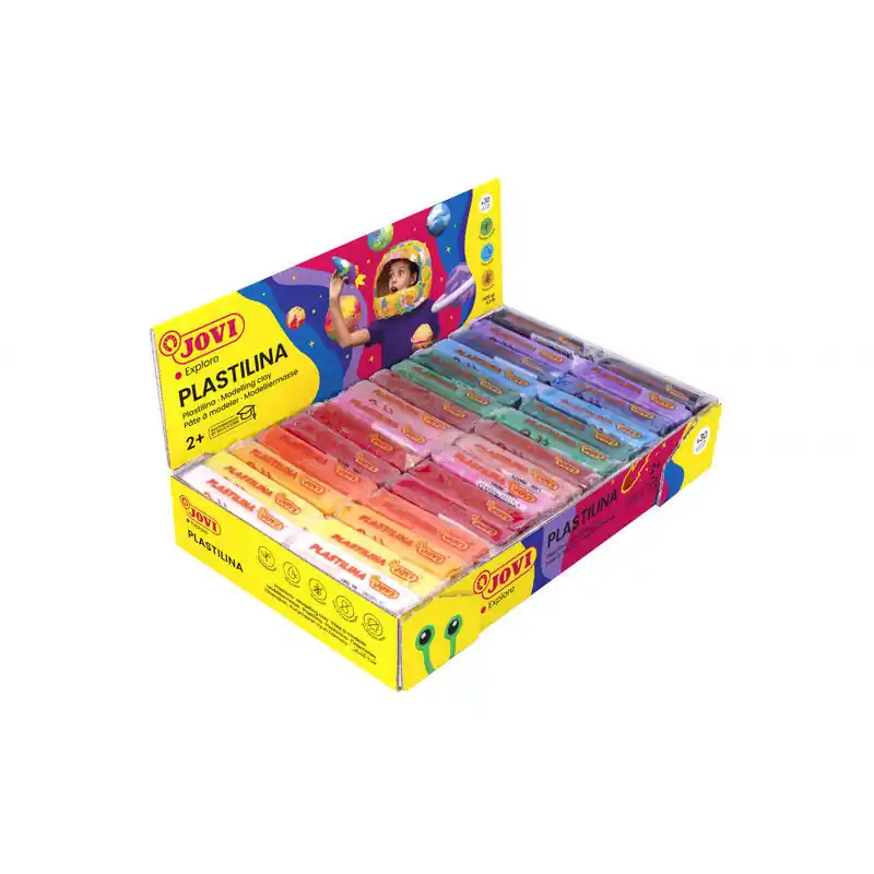 Jovi Pastillas Plastilina 50gr Colores Surtidos Caja Expositora 30u Envío Exprés