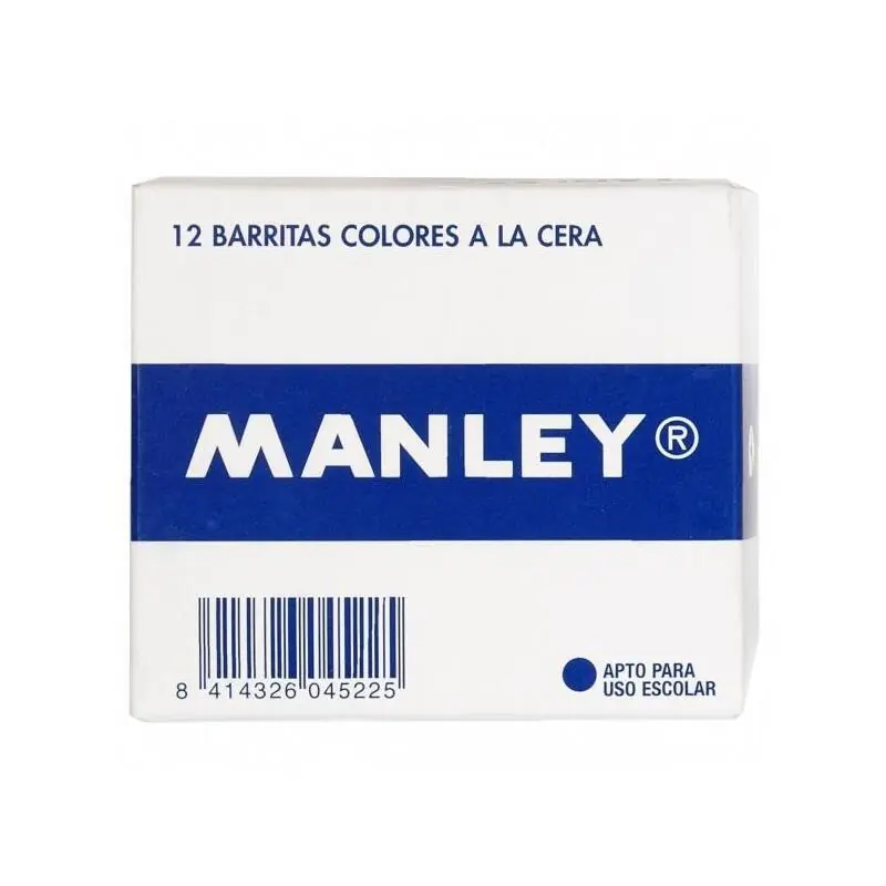 Manley Estuche De 12 Ceras 60mm (6) Naranja Novedad