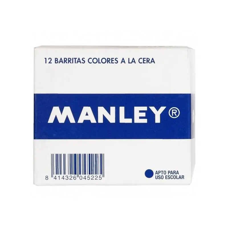 Ocasión Especial Manley Estuche De 12 Ceras 60mm (41) Celeste Claro