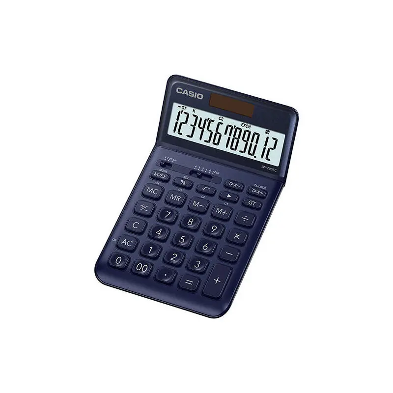 Precio De Fábrica Casio Calculadora De Oficina Sobremesa 12 Dígitos Azul Marino