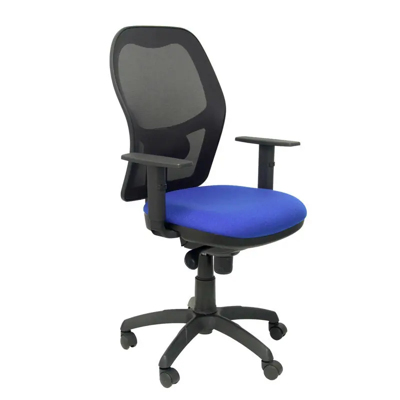 Venta Final Silla Jorquera Malla Negra Asiento Bali Azul