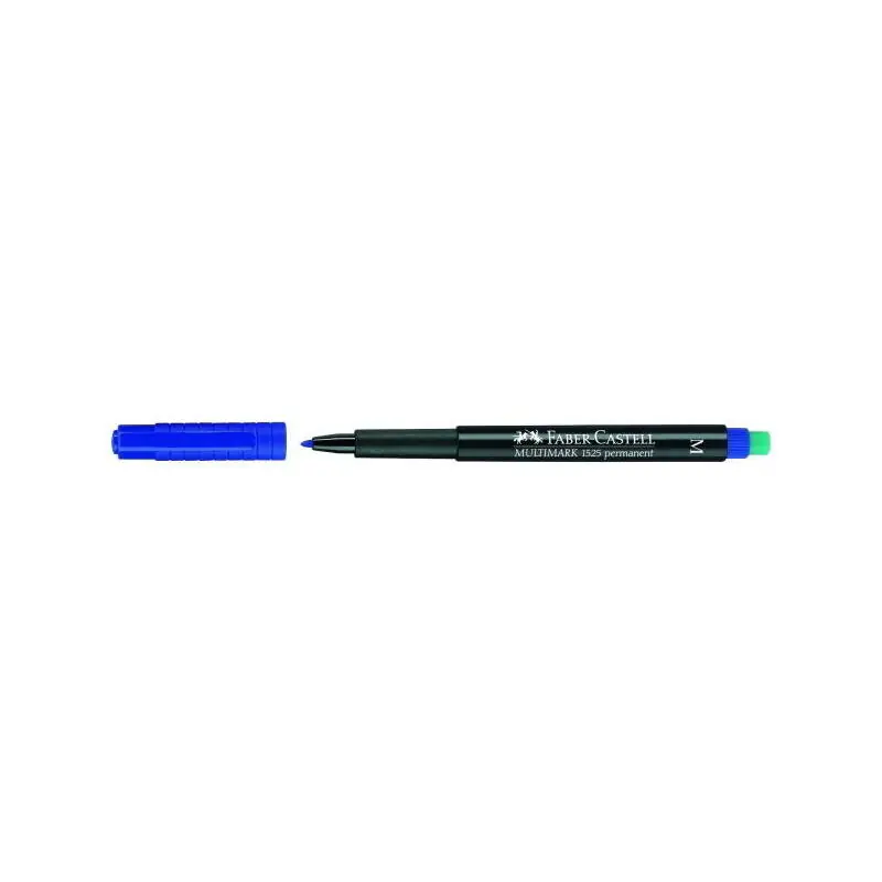 Stock Limitado Faber Castell Rotulador Permanente Multimark Punta Media Azul -10 Unidades-