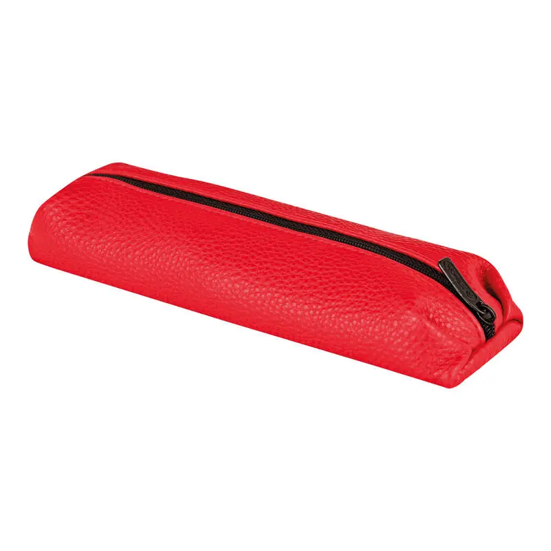 Lujoso Herlitz 50043835 Caja De Lápices Estuche Suave Rojo