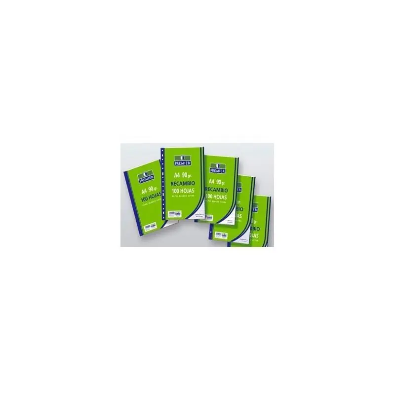 Favorito De Clientes Zorrilla Recambio Premier 100 Hojas a4 Multitaladro 90gr 3X3 Papel Blanco Extra
