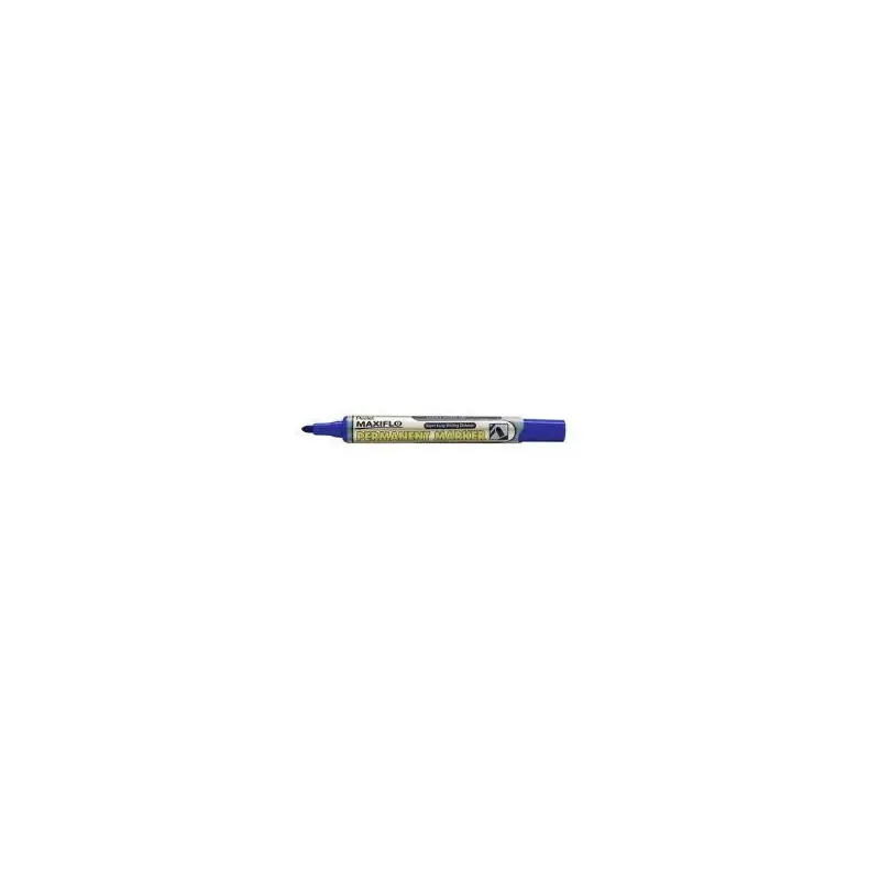 Pentel Maxiflo nlf50 Rotulador Permanente Punta Bala Azul Certificado