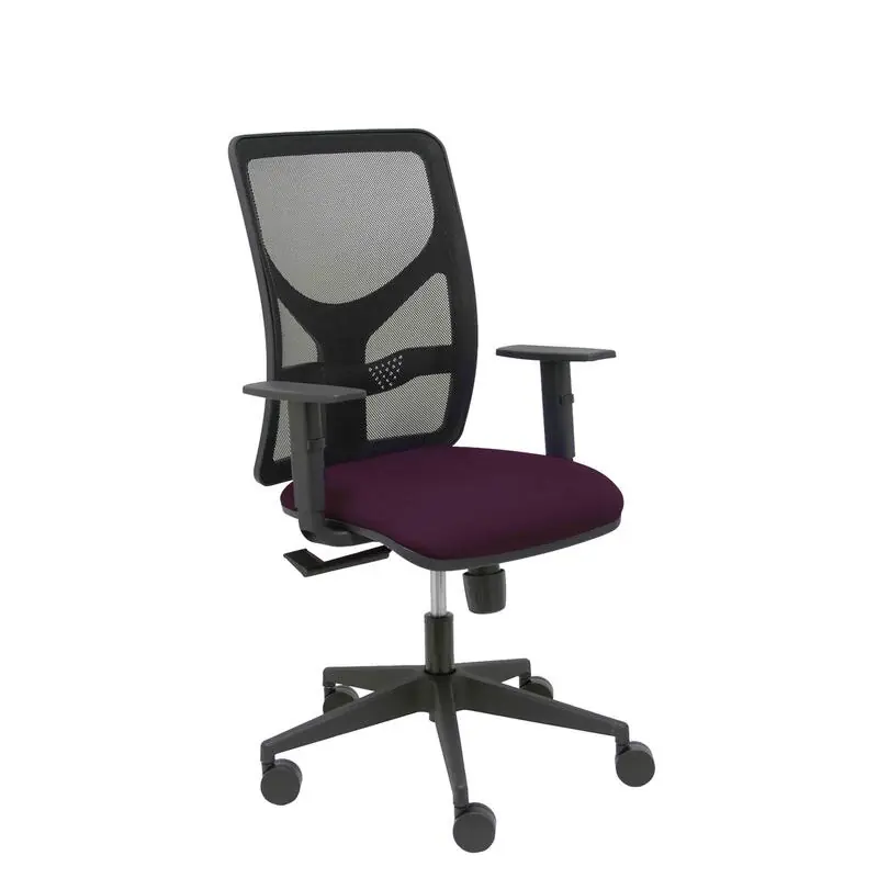 A Buen Precio Silla Motilla Malla Negra Asiento Bali Morado Braz