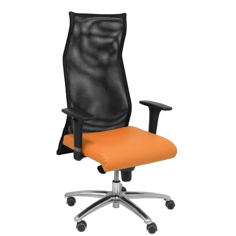 Sillon Sahuco Similpiel Naranja Entrega Rápida