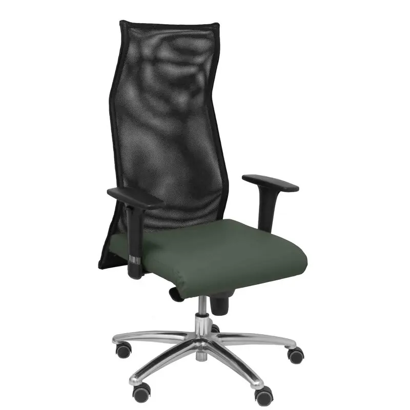 Sillon Sahuco Similpiel Gris Oscuro Comprar En Línea