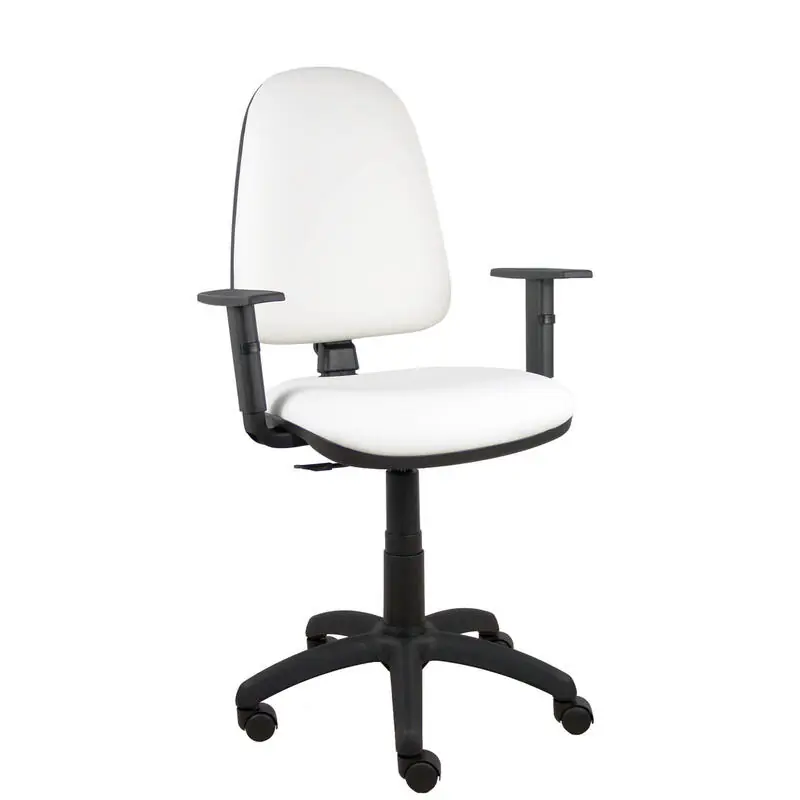 Silla Ayna Similpiel Blanco Brazos Regulables Última Versión