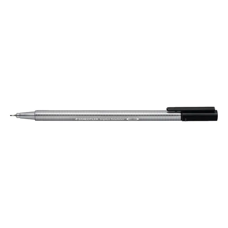 Staedtler Fineliner Triplus Negro Juego De 4 Alta Calidad
