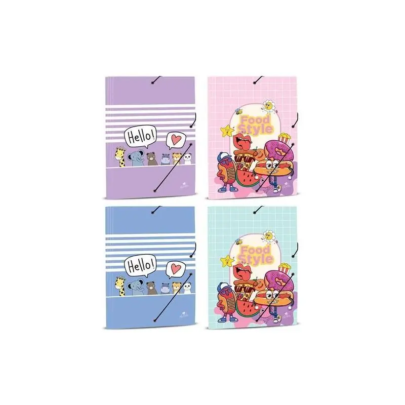 Solo Por Tiempo Limitado Mariola Carpeta Con Gomas Y Solapas Folio 34X26Cm 4 Diseños Surtidos Cole nº3
