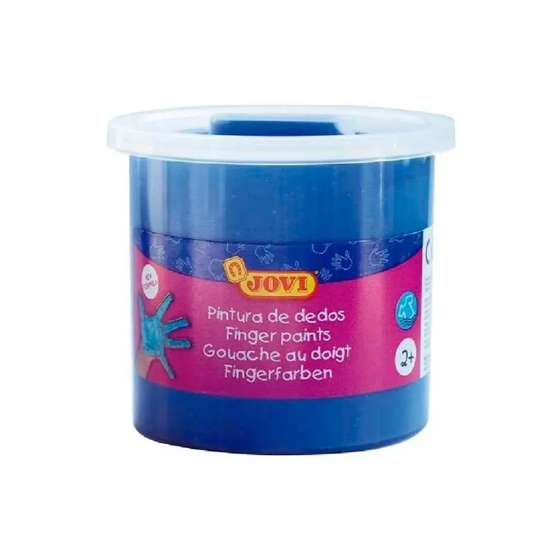 Exclusivo Jovi Estuche 5 Botes Pintura De Dedos 125ml Azul