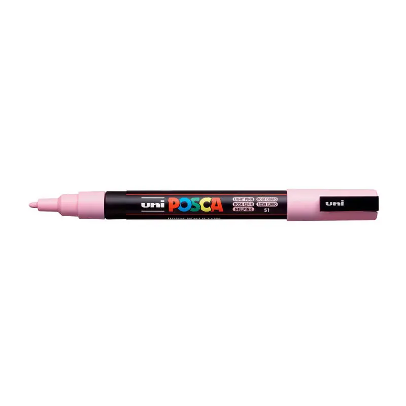 Posca Marcador Pc-3m Punta Cónica 0,9 - 1,3 Mm Rosa Claro Compra Ahora