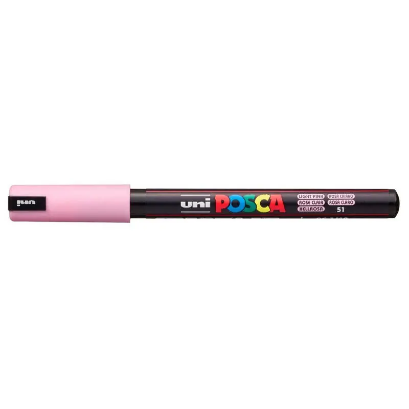 Posca Marcador Pc-1mr No Permanente Punta Extrafina 0.7mm Rosa Claro Pedido Al Por Mayor