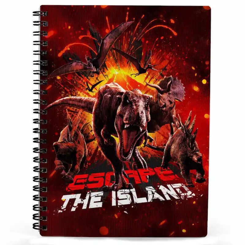 Cuaderno 3d Escape Jurassic World Moderno