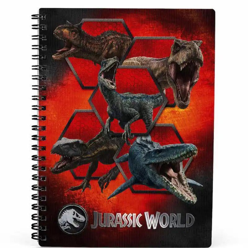 Cuaderno 3d Carnivorous Jurassic World Solo Por Tiempo Limitado