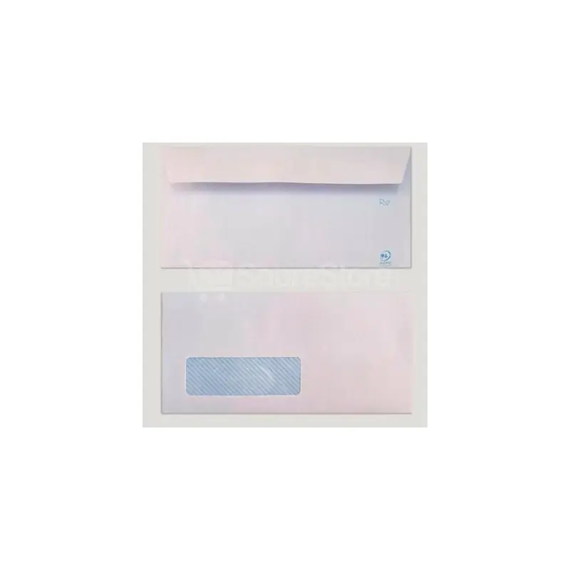 Promoción Yosan Sobre Offset 90gr 115X225 Blanco Tira Autoadhesiva Y Con Ventana Izquierda -500u-