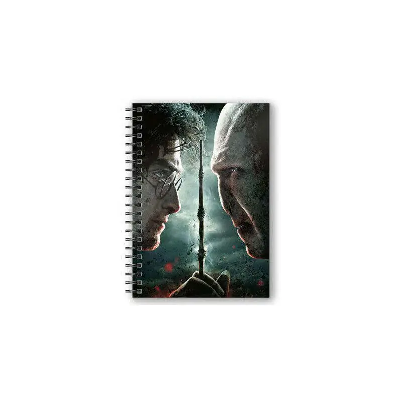 Cuaderno a5 3d Harry Vs Voldemort Harry Potter Directo De Fábrica