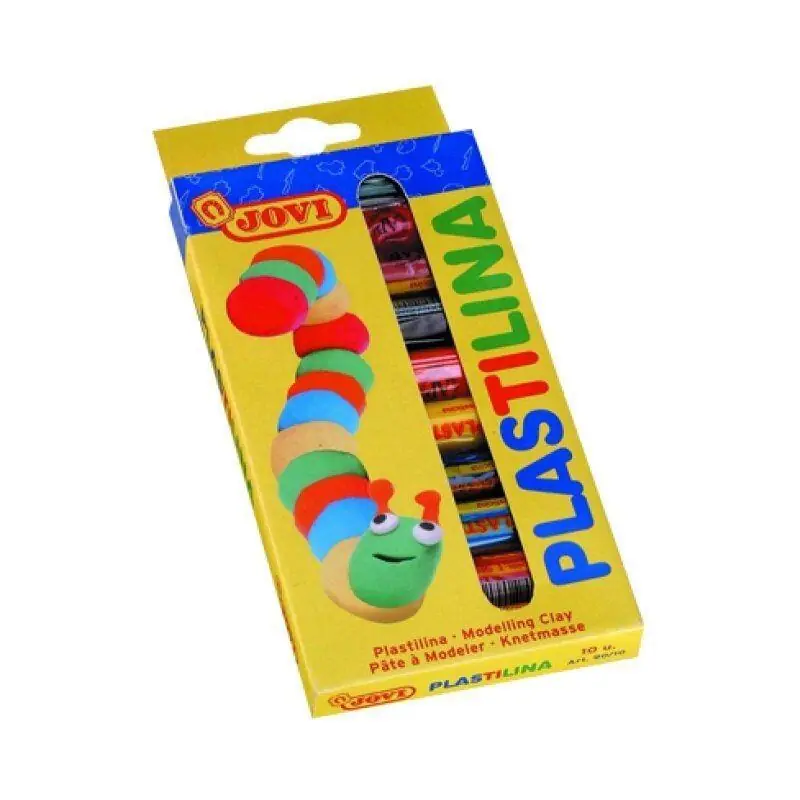 Estuche Plastilina Jovi 90/10/ 10 Unidades/ 15g/ Colores Surtidos Oferta De Temporada