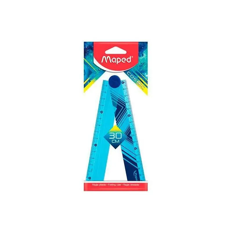 Solo Hoy Maped Regla Plegable Cosmic Teens 15/30 Cm