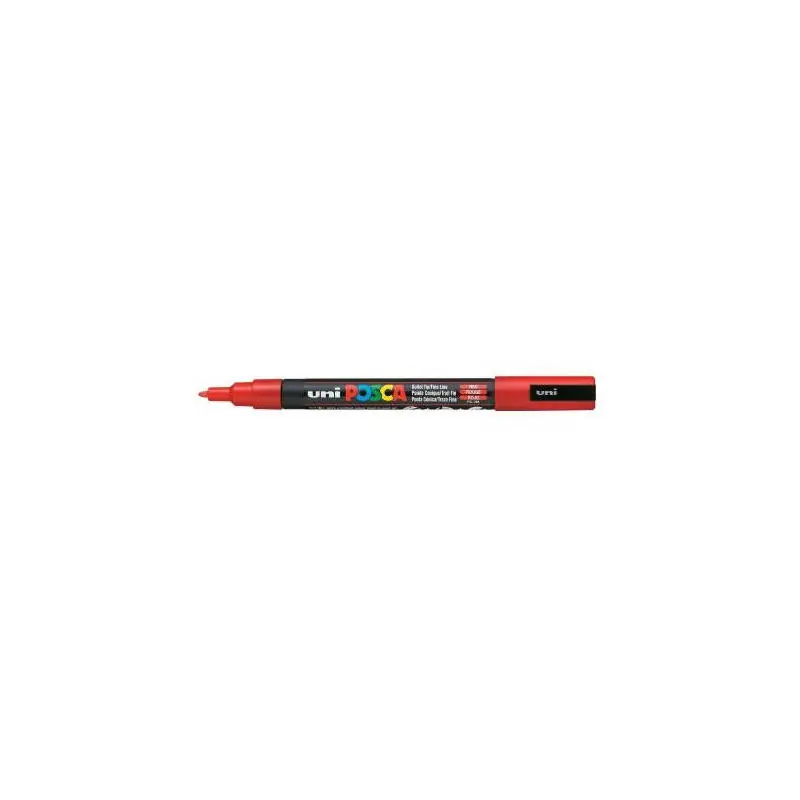 Posca Marcador Pc-3m Punta Cónica 0,9 - 1,3 Mm Rojo Oferta