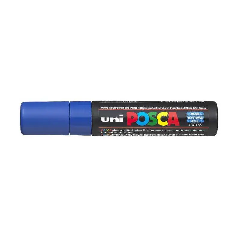 No Te Lo Pierdas Uniball Marcador Posca Pc-17k No Permanente Punta Biselada 15mm Azul