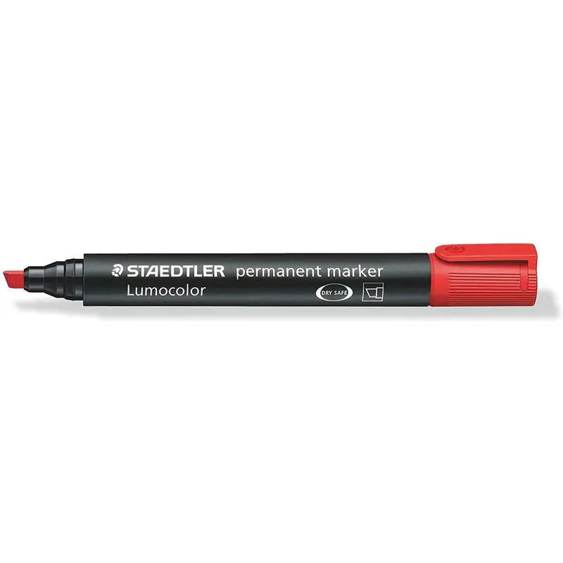 Novedad Pack De 10 Unidades Staedtler Lumocolor 350 Rotulador Permanente - Secado Rapido - Punta 2 - 5 Mm Aprox - Color Rojo