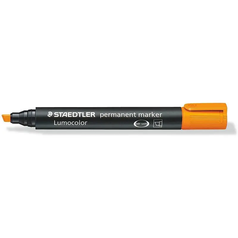 Envío Inmediato Pack De 10 Unidades Staedtler Lumocolor 350 Rotulador Permanente - Secado Rapido - Punta 2 - 5 Mm Aprox - Color Naranja