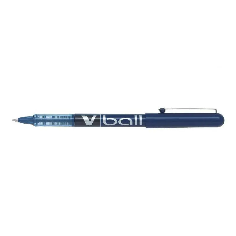 Profesional Pack 12 Unidades Pilot Boligrafo De Tinta Liquida V Ball 07 Rollerball - Punta De Bola Redonda 0.7mm - Trazo 0.5mm - Color Azul