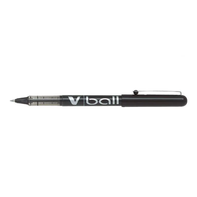 Solo Hoy Pack 12 Unidades Pilot Boligrafo De Tinta Liquida V Ball 07 Rollerball - Punta De Bola Redonda 0.7mm - Trazo 0.5mm - Color Negro