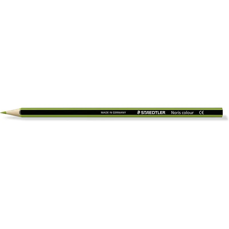 Promoción Pack De 12 Unidades Staedtler Noris Colour 185 Lapiz Hexagonal De Color - Resistencia A La Rotura - Material Wopex - Color Verde