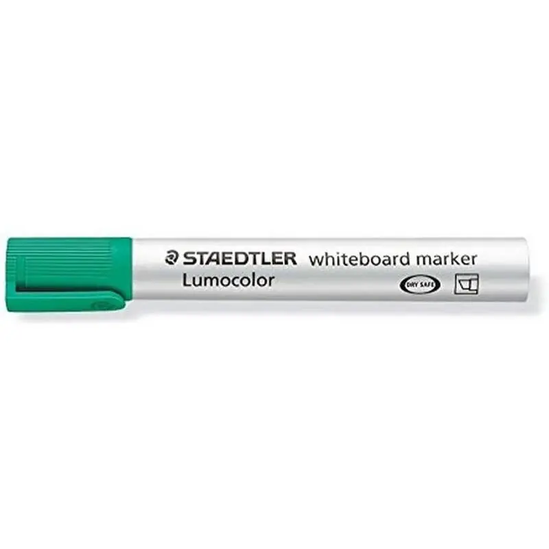 Pack De 10 Unidades Staedtler Lumocolor 351 Marcador Para Pizarra Blanca - Punta Biselada 2 - 5mm Aprox - Secado Rapido - Color Más Vendido
