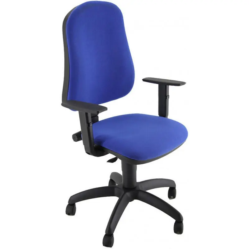 Unisit Silla Administrativa Cp Simple Azul Reposabrazos Ajustables Comprar En Línea