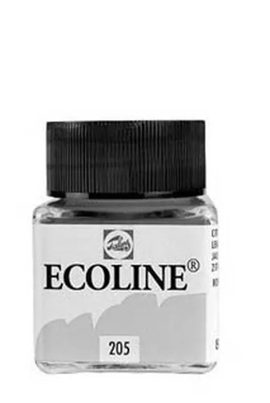 Pintura acuarela líquida ECOLINE 30 ml Blanco - UE Económico