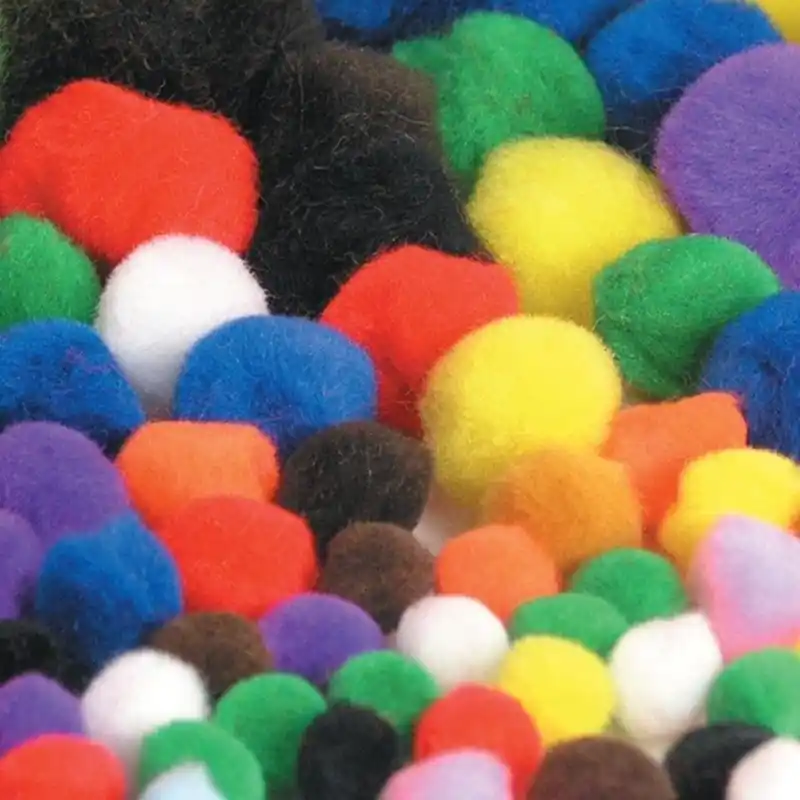 Nuevo Modelo Pompones colores y medidas surtidas