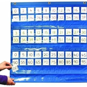 Tablero nylon de la centena, azul Mejor Precio