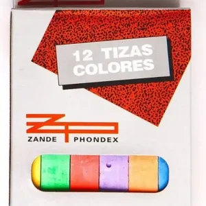 Últimas Unidades Tiza color cuadrada 12 und.