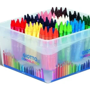 Ceras GIOTTO SCHOOLPACK 144 colores Económico
