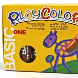 Últimas Unidades Témpera sólida PLAYCOLOR BASIC ONE Marrón 12 und.