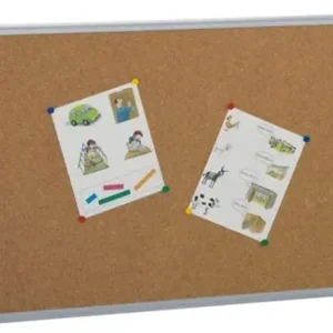 Tablero de corcho m/aluminio 100x150 cm. Precio Económico