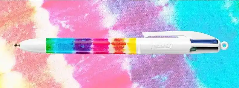 Bolígrafo Bic 4 Colours Decors 4 en 1 Lujoso