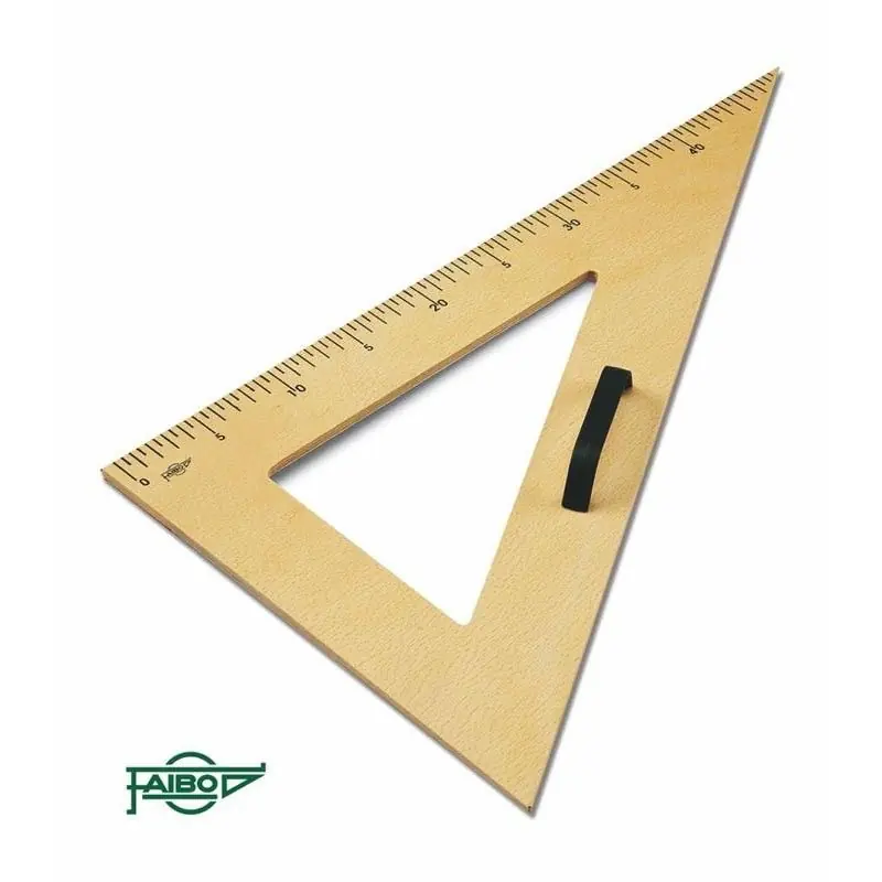 Cartabón plástico pizarra profesor 235/50 cm. Disponible Ahora