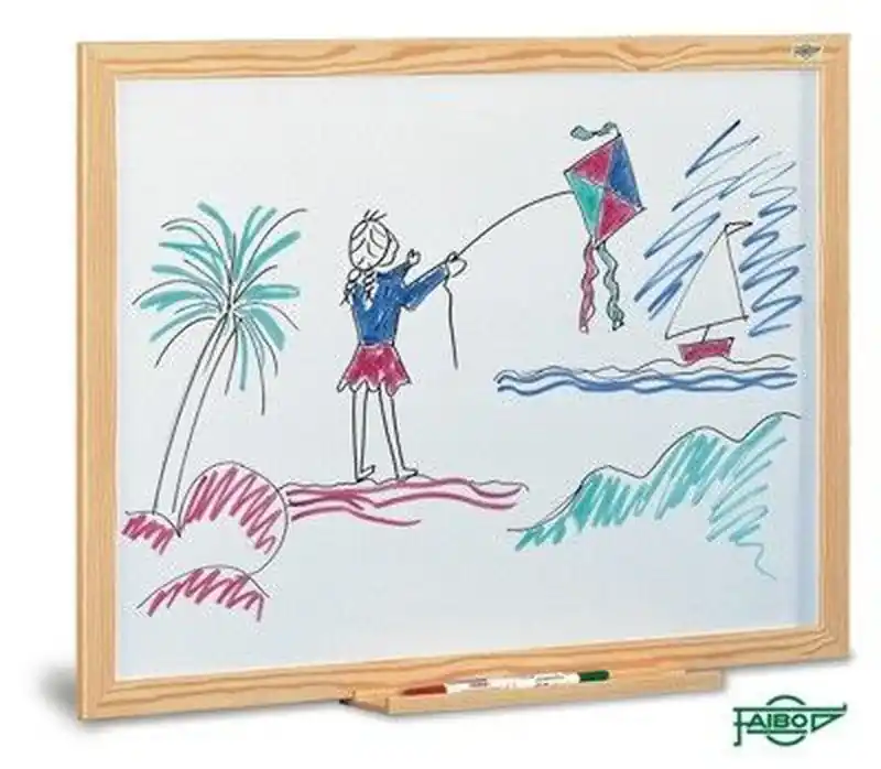 Máxima Calidad Pizarra estratificada blanca 80 x 120 cm m/madera