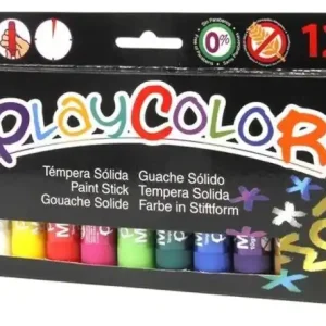 Témpera sólida PLAYCOLOR ONE METALLIC 12 und. Auténtico