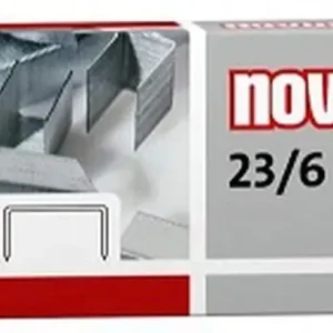 Grapas NOVUS 23/6, 1000 unid. Mejor Calidad