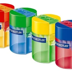 Afilalápices con depósito STAEDTLER 512, doble uso De Moda