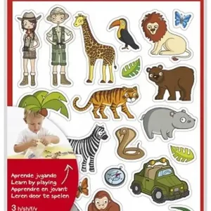 Gomets temáticos La Selva 3 hojas Imprescindible (Must-Have)